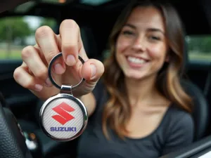Suzuki Llaveros Personalizados Aleación Logo